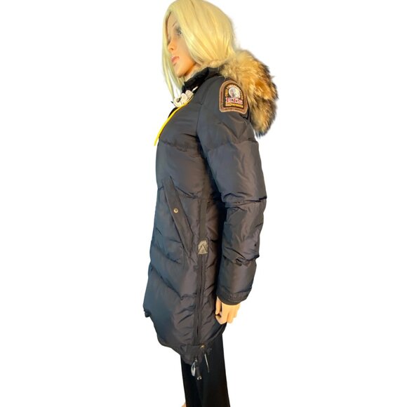 Parajumpers Women's S Long Bear Navy Blue Down Insulated Jacket Arctic Parka \* - Picture 15 of 17